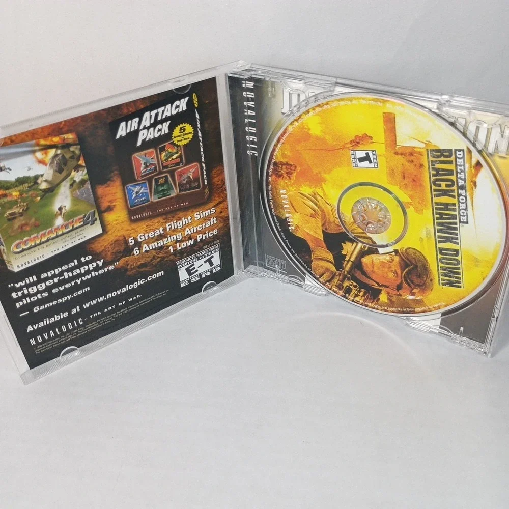 Lot of 5 PC Games Swat3 Serious Sam Die Hard Marine Black Hawk Down
